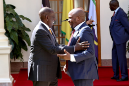 President William Ruto and Jalang'o at State House.